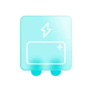 Icon representing Solavita PV inverter with a battery symbol, indicating solar energy conversion and storage capabilities